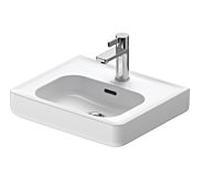 Duravit Soleil by Starck lave-mains 0744450000 45x38cm, avec trou pour robinet, trop-plein, plateforme pour trou pour robinet, blanc