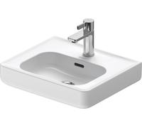 Duravit Soleil by Starck lave-mains 0744450000 45x38cm, avec trou pour robinetterie, trop-plein, rangée de trous pour robinetterie, blanc