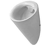 Duravit Urinal Starck 1, sans couvercle, sans noeud papillon, 0834320000, Couleur: Blanc
