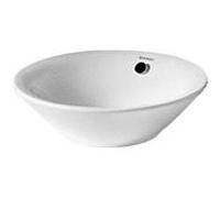 Duravit Starck 1 poser sur meuble 04085300001 Ø 53 cm, blanc WonderGliss, avec trop-plein