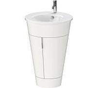 DURAVIT Starck 1 - Meuble sous lavabo avec 2 portes 560x825x600mm blanc nordique soyeux mat/blanc nordique satiné mat