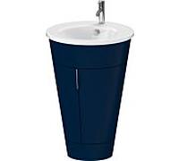 Meuble Pour Vasque à Poser Duravit Starck pour 040658 À poser 825x560x600mm Bleu nuit satiné mat