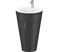 Duravit Duravit Meuble sous-lavabo c-bonded Set Starck 1 56x86,4x60,5cm, gris mat Quantité:1