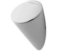 Duravit Starck 1 urinoir à extraction pour abattant avec fixation avec arrivée arrière avec WonderGliss blanc 08353200001