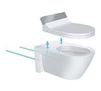 Duravit Starck 2 WC muraux pour SensoWash®, 2533590000, Couleur: Blanc