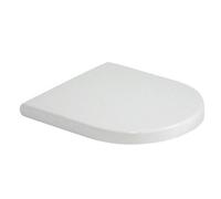 Duravit Siège de WC Starck 3 – Charnières SoftClose acier inoxydable, blanc 0063890000
