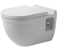 Duravit WC au mur Starck 3 2215090000 – Comfort, blanc, hauteur d'assise +5 cm