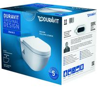 Duravit Starck 3 cuvette wc avec abattant à descente lente suspendue blanc 42000900A1