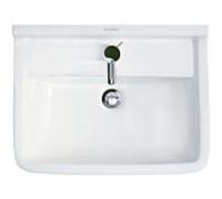 Duravit Starck 3 lavabo 0300550000 55 x 42 cm, blanc, avec trou pour robinetterie et trop-plein