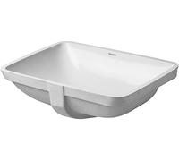 Duravit Lavabo ME by Starck 0305490000 – 49 x 36,5 cm blanc avec trop-plein sans trou robinetterie