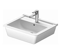 Duravit Starck 3 lavabo à encastrer 03025600001 56 x 46 cm, blanc , Wondergliss, installation par le haut