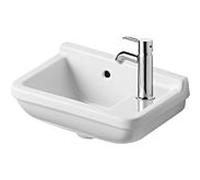 Duravit Lave-mains Starck 3 - 0751400000 - 40x26 cm - trou à droite - trop-plein - blanc