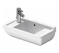 Duravit lave-mains Starck 3 50×26 cm blanc 0751500000 - 2 trous de robinetterie gauche/droite
