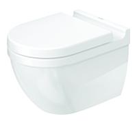 Duravit Starck 3 mur WC 2527092000 blanc, saillie de 54 cm, HygièneGlaze, sans contour