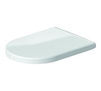Duravit Starck 3 WC siège 0067710000 blanc, charnières en acier inoxydable, sans WC Starck 3
