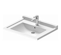 Duravit Lavabo Starck 3 Vital 0309700000 70×54,5 cm Blanc avec trou pour robinetterie et trop-plein