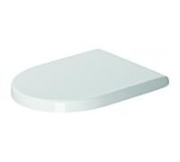 SiÃšge de WC Duravit Starck 3 Vital, charniÃšres en acier inoxydable - 0062410000