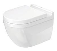 Duravit WC mural Starck 3 2527092000 blanc – saillie 54 cm, HygièneGlaze, sans bride