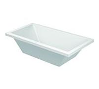 Duravit Starck baignoire 700052000000 180x90cm, blanc, encastrable, 2 dossiers inclinés