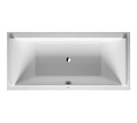 Duravit Starck baignoire duo encastrée acrylique rectangulaire 190x90x46cm blanc 700340000000000