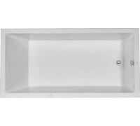 Duravit Starck Bains à remous, version à encastrer, simple dos, bâti-support, garniture de vidage et de trop-plein chrome, Air-System, 1800x900mm, 760050000AS0000