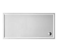 Duravit Starck Slimline de douche rectangulaire 720240000000001 180 x 80 x 6,5 cm, antidérapant, blanc