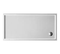 Duravit Starck Slimline douche Starck Slimline 720128000000001 150 x 75 x 6 cm, blanc, antidérapant, rectangle