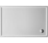 Duravit Receveur de douche Starck Slimline rectangulaire 130 x 80 x 6 cm antidérapant blanc