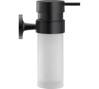 Duravit Distributeur de savon Starck T – montage mural – verre mat 17.6x6cm – noir mat 0099354600