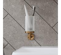 Duravit Starck T Gobelet à dents, montage mural, 0099310400, Couleur: bronze brossé