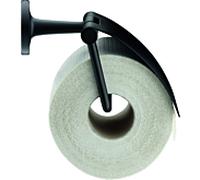 Duravit Starck T Porte-rouleau de toilette - avec couvercle - noir mat 0099404600
