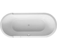 Duravit Starck Whirlpool ovale, autonome, système d'air, 1800 x 800 mm,