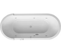 Duravit Starck Whirlpool ovale, version intégrée, système à jet, 1800 x 800 mm,