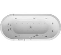 Duravit Starck Whirlpool ovale, version intégrée, système combiné E, 1800 x 8...