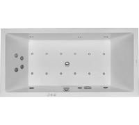 Duravit Starck Whirlpool, version intégrée, 2 inclinaisons dorsales, châssis,...