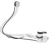 Duravit supplément pour garniture d'écoulement et de trop-plein avec arrivée au sol, pour baignoires balnéo en pose libre, chrome, 791229000001000