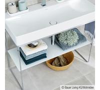 Duravit – Insert en verre DuraSquare 0099658300 blanc pour consoles métalliques 003103/003104