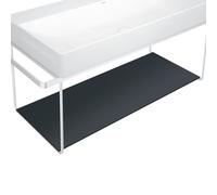 Duravit Tablette en verre pour console métallique de lavabo DuraSquare, 0099678400,