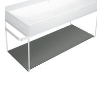 Duravit Tablette en verre pour console métallique de lavabo DuraSquare, 0099678700,