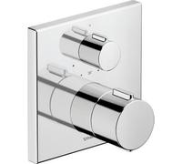 Duravit Thermostatarmaturen Afbouwdeel - encastré robinet bain/douche - thermostatique - 1 sortie - 15x15cm - chrome brillant th4200015010