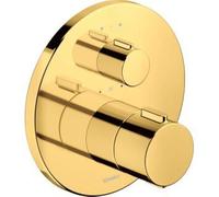 Duravit Thermostatarmaturen Ensemble de recouvrement - 2 fonctions - or poli th4200014034