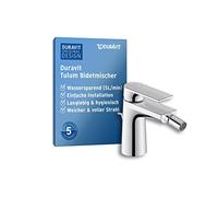 Duravit Mitigeur de bidet Tulum TU2400001010 – tirette, garniture de vidange, saillie 126 mm, chromé