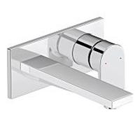 Duravit Tulum encastré mitigeur lavabo TU1070004010 projection 155mm, chromé , kit d'installation prêt à l'emploi