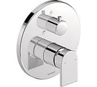 Duravit Tulum garniture set TU5210018010 mitigeur de bain encastré, avec vanne d'inversion et combinaison de sécurité, chromé