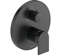 Duravit Tulum set de finition TU5210012046 mitigeur bain encastré, avec inverseur, noir mat
