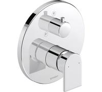 Duravit Set de finition Tulum TU4210012010 mitigeur de douche encastré avec inverseur chromé