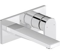 Duravit Mitigeur lavabo monocommande encastré Tulum TU1070004010 chromé 155 mm