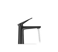 Duravit Tulum mitigeur lavabo FreshStart TU1021002046 Saillie 135mm, sans tirant garniture de vidange , noir mat