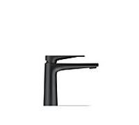 Duravit Tulum mitigeur lavabo FreshStart TU1021002046 Saillie 135mm, sans tirant garniture de vidange , noir mat