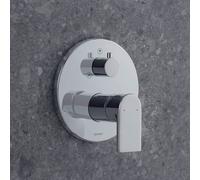 Duravit Set de finition Tulum TU4210012010 mitigeur de douche encastré avec inverseur chromé